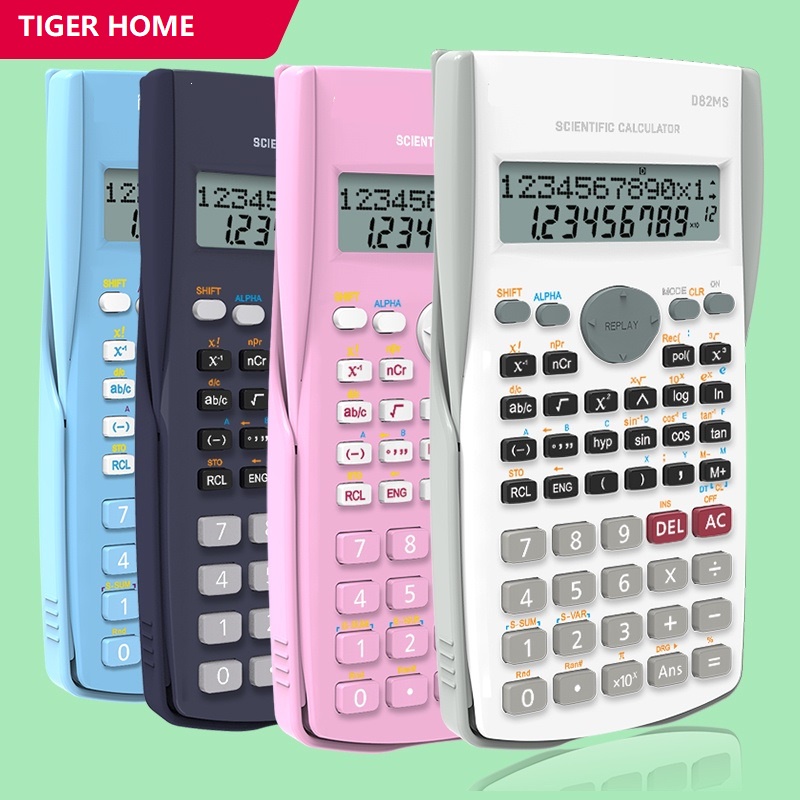 82MS-5C Scientific Calculator Big and Clear Display School Engineering ...