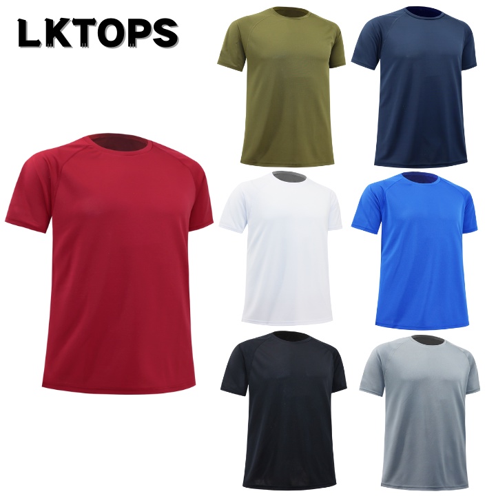 LKTOPS Unisex Plain T shirt White Color Dri-fit Shirt Womens Tshirts ...