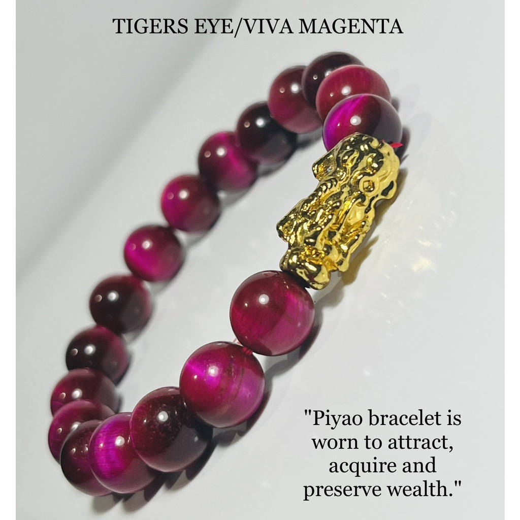 Viva Magenta Color of the Year/PIYAO Bracelet (Wealth/Abundance