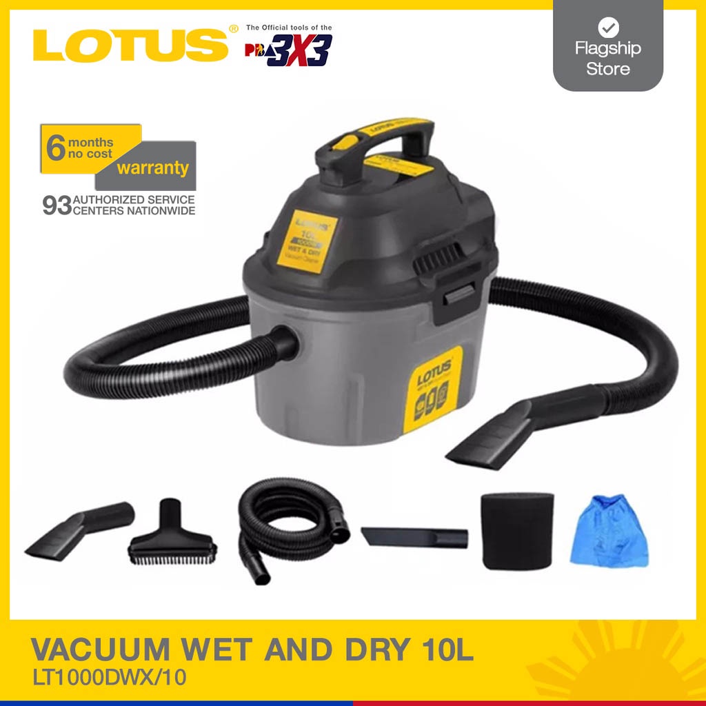 Lotus Vaccum Wet/Dry 10L LT1000DWX/10 Vacuum Cleaners Shopee