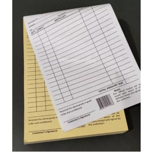 3 5pad Small/Big Order Receipt Carbonless Copy Resibo | Shopee Philippines