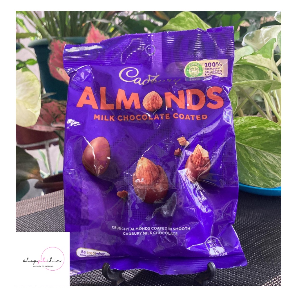 shopphilic Cadbury Milk Chocolate Coated Almonds 120g Shopee Philippines