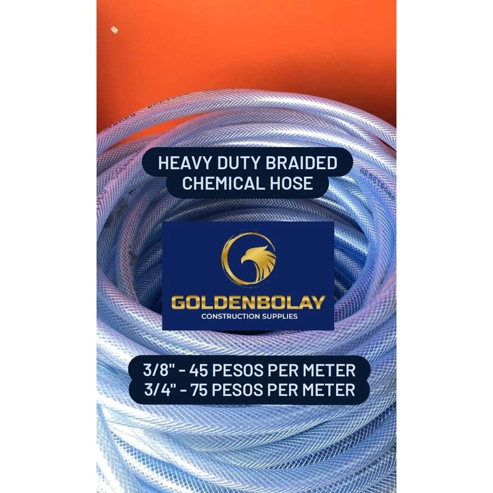ARMSTRONG CHEMICAL HOSE 3/8 (sold per meter) Shopee Philippines