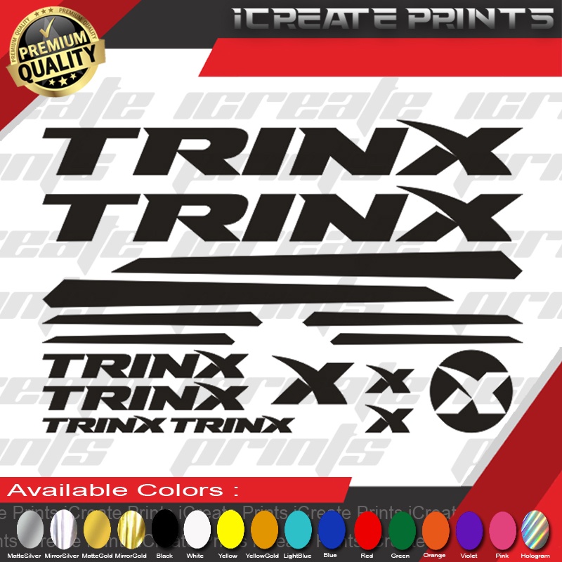 trinx bike sticker