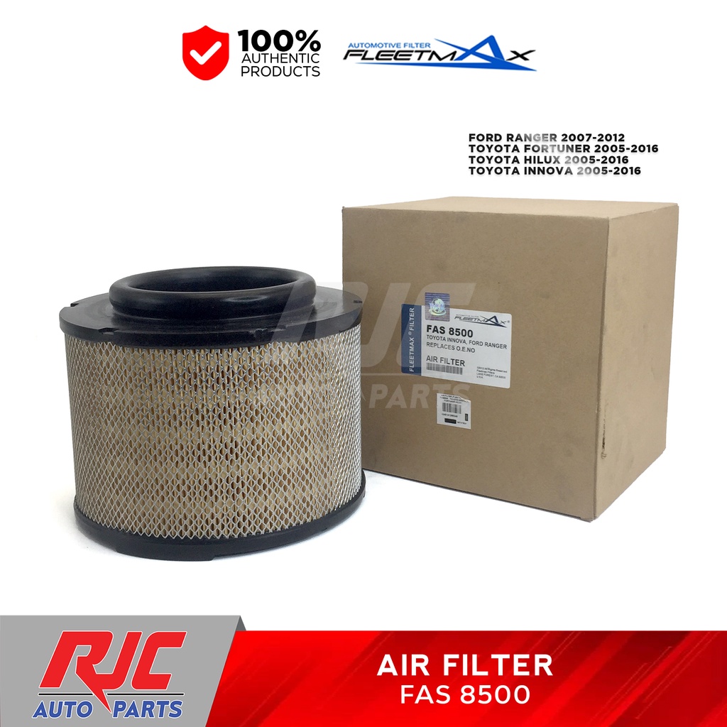 Fleetmax Air Filter Toyota Innova / Fortuner / Hilux 2005 - 2015 ...