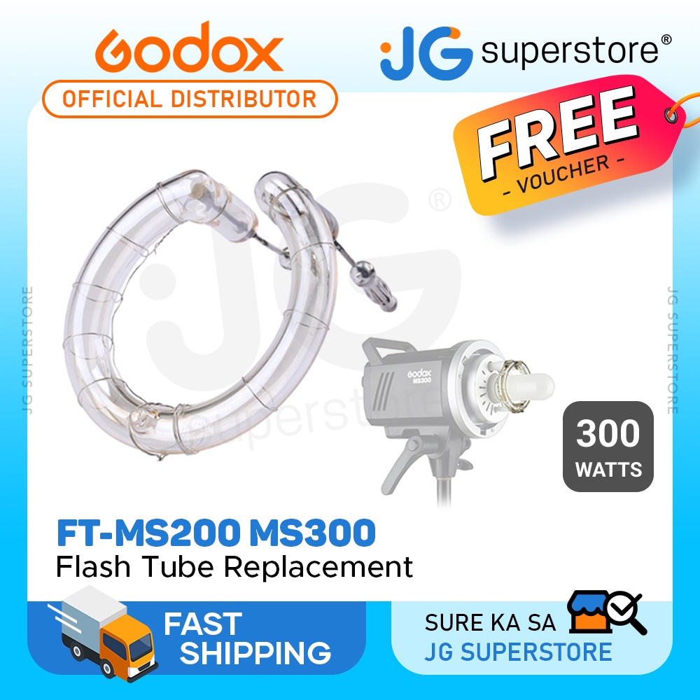 Godox FT-MS200 MS300 300W Flash Ring Tube Replacement for MS300 and ...