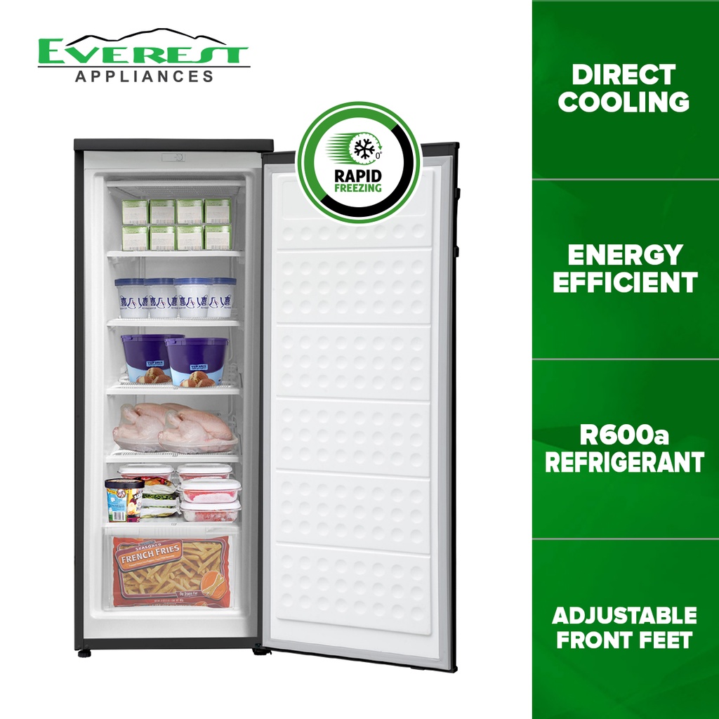 Everest Etuf071c Upright Freezer Direct Cooling 71 Cu Ft Shopee