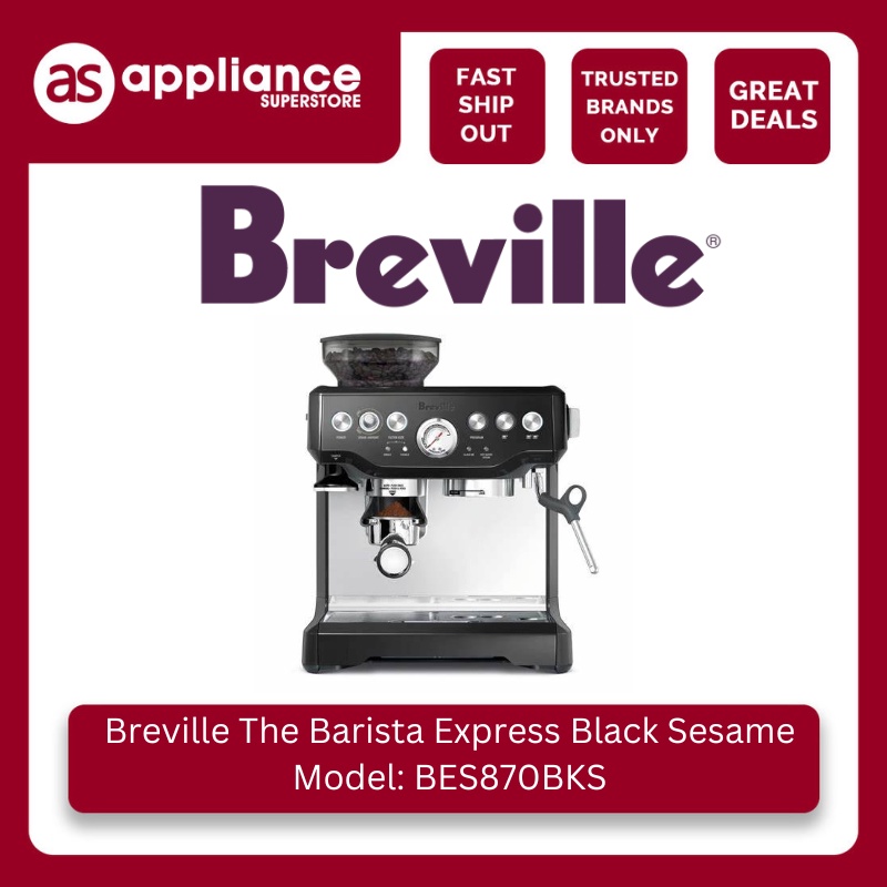 Breville The Barista Express Black Sesame BES870BKS Shopee Philippines