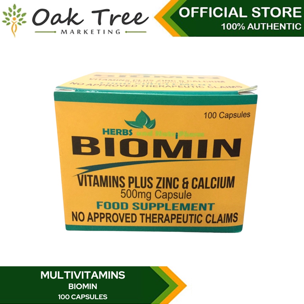 BIOMIN Multivitamins Capsule | Shopee Philippines