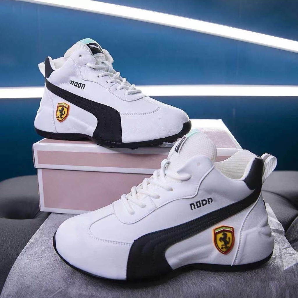 Leather 2023 New Male And Female Pair Pippen Sneakers,White Fashion