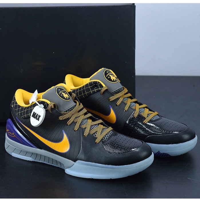 Kobe 4 hot sale black yellow