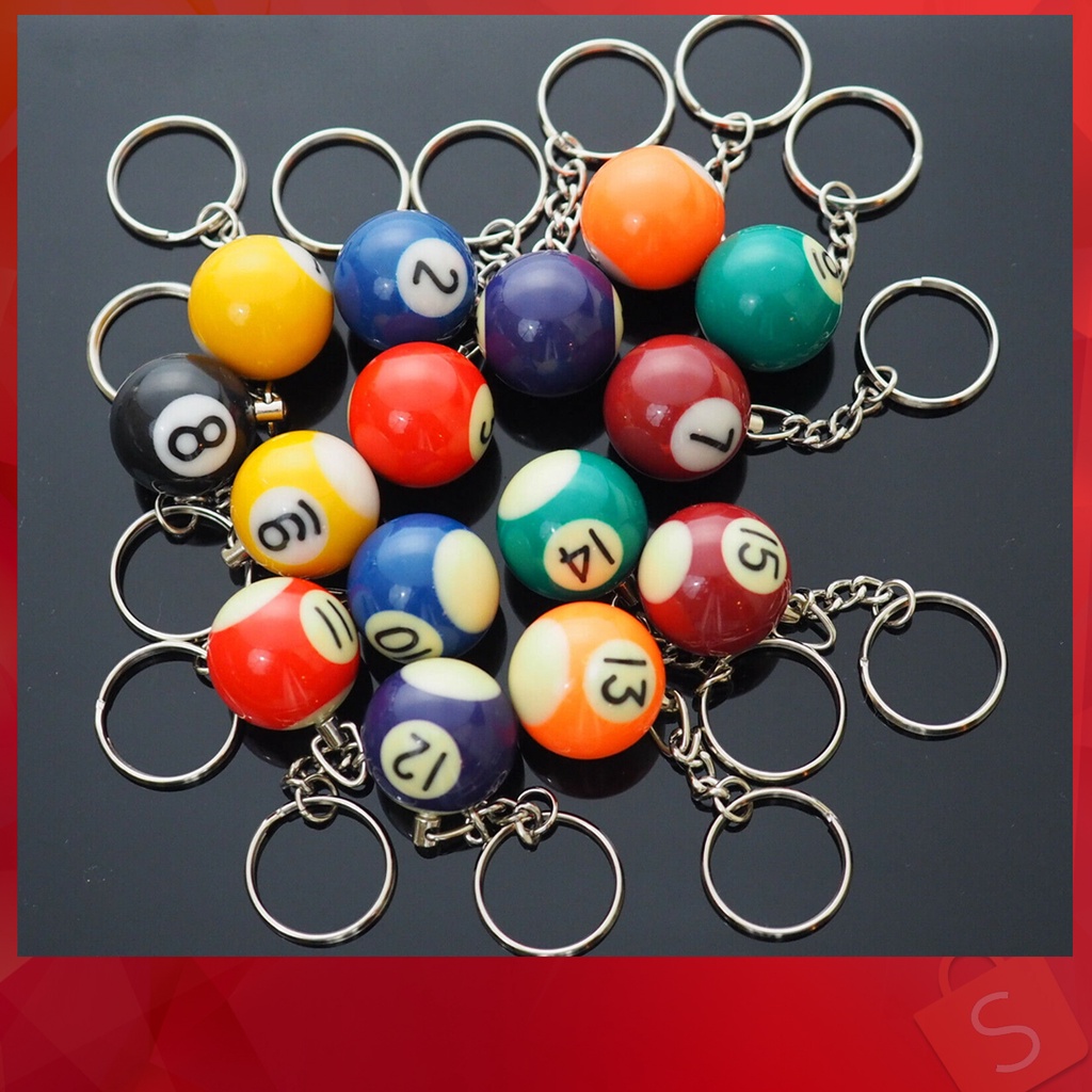 Billiard Ball Keychain [1 PIECE] | Shopee Philippines