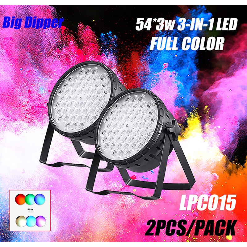 Big Dipper Stage Led Light 54*3W3-IN-1Full Color RGB 180W PAR Light ...