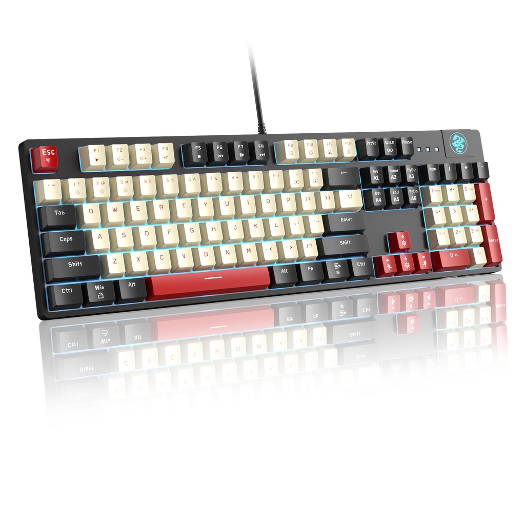 MageGee MK-Armor Wired mechanical keyboard Detachable Keycap 104 Key