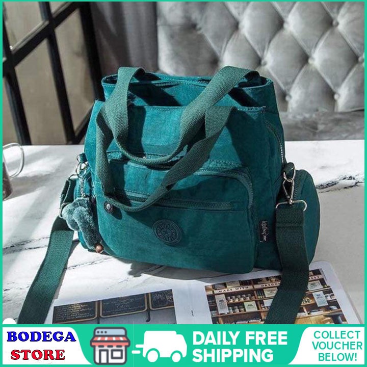 Bodegastore Kiplings Three Layers Single Shoulder Bag with Zipper Chain