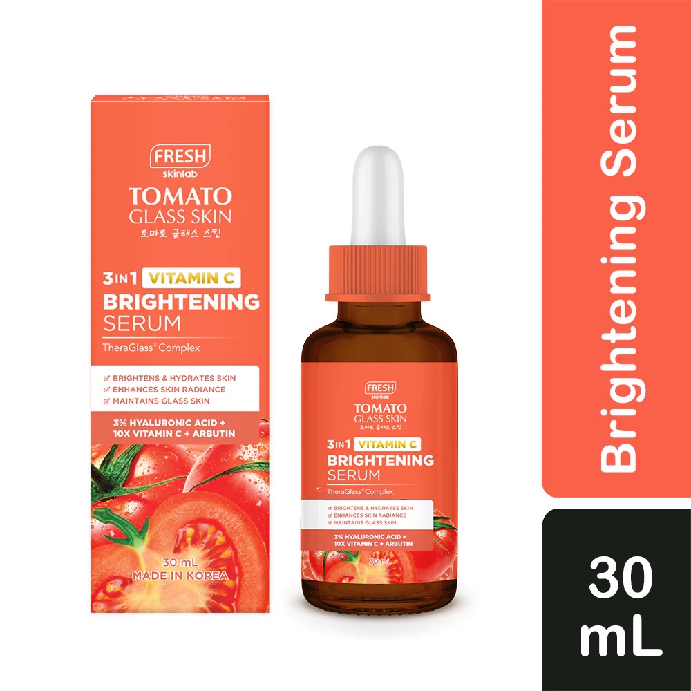 Fresh Skinlab Tomato Glass Skin 3in1 Vitamin C Brightening Serum 30ml ...