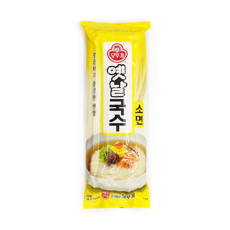 OTTOGI WHEAT NOODLES 500G ( SO MYEON THIN ROUND / JUNG MYEON REGULAR ...
