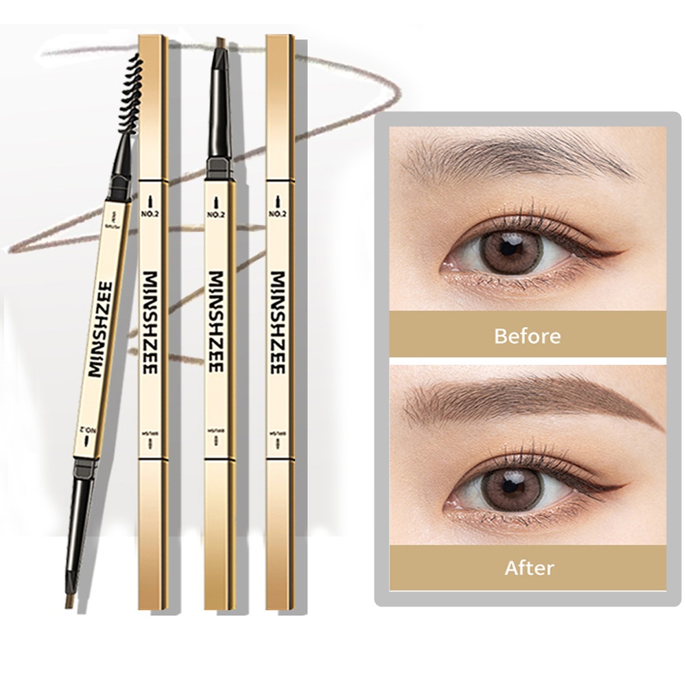 Small Gold Bar~ Eyebrow Pencil Double Ended Triangular Ultra Fine