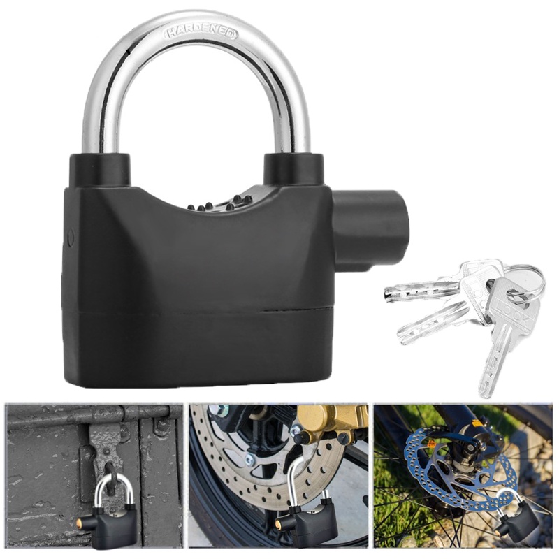 Anti Theft Alarm Lock Alarm Padlock Safety Siren Lock Alarm Padlock