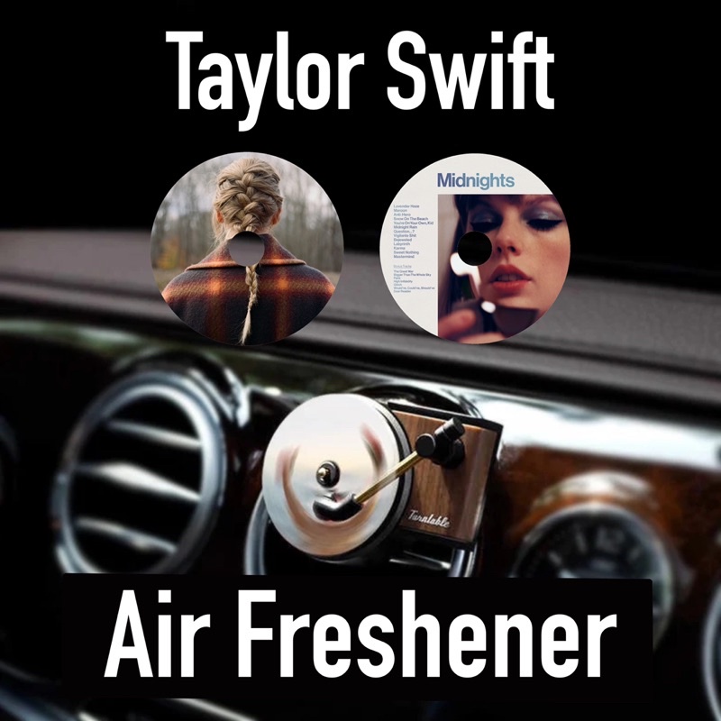 Taylor Swift Vinyl Turntable Car Air Freshener (Version 3), ooinked