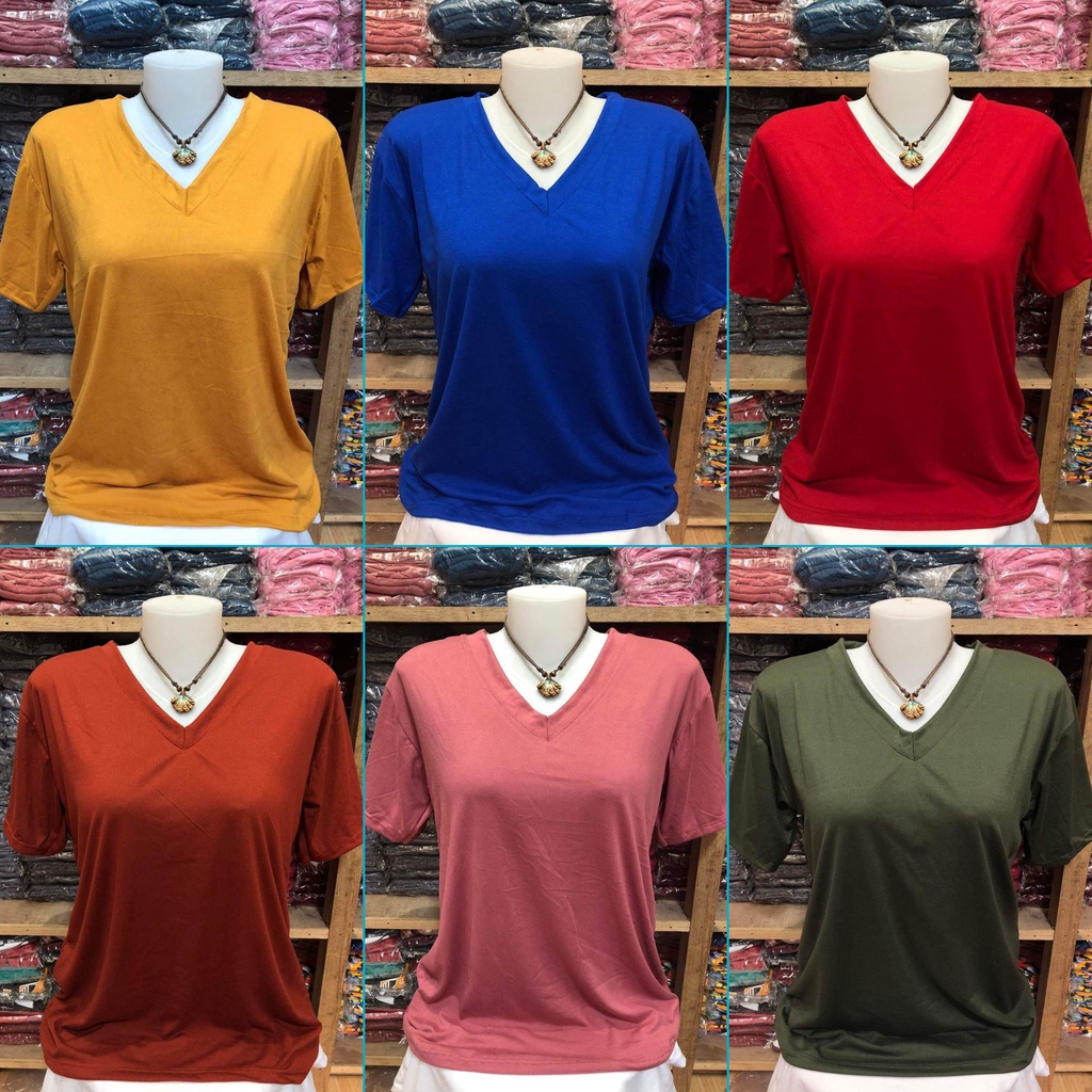 plus-size-plain-v-neck-t-shirt-tops-xl-oversize-tees-shopee-philippines