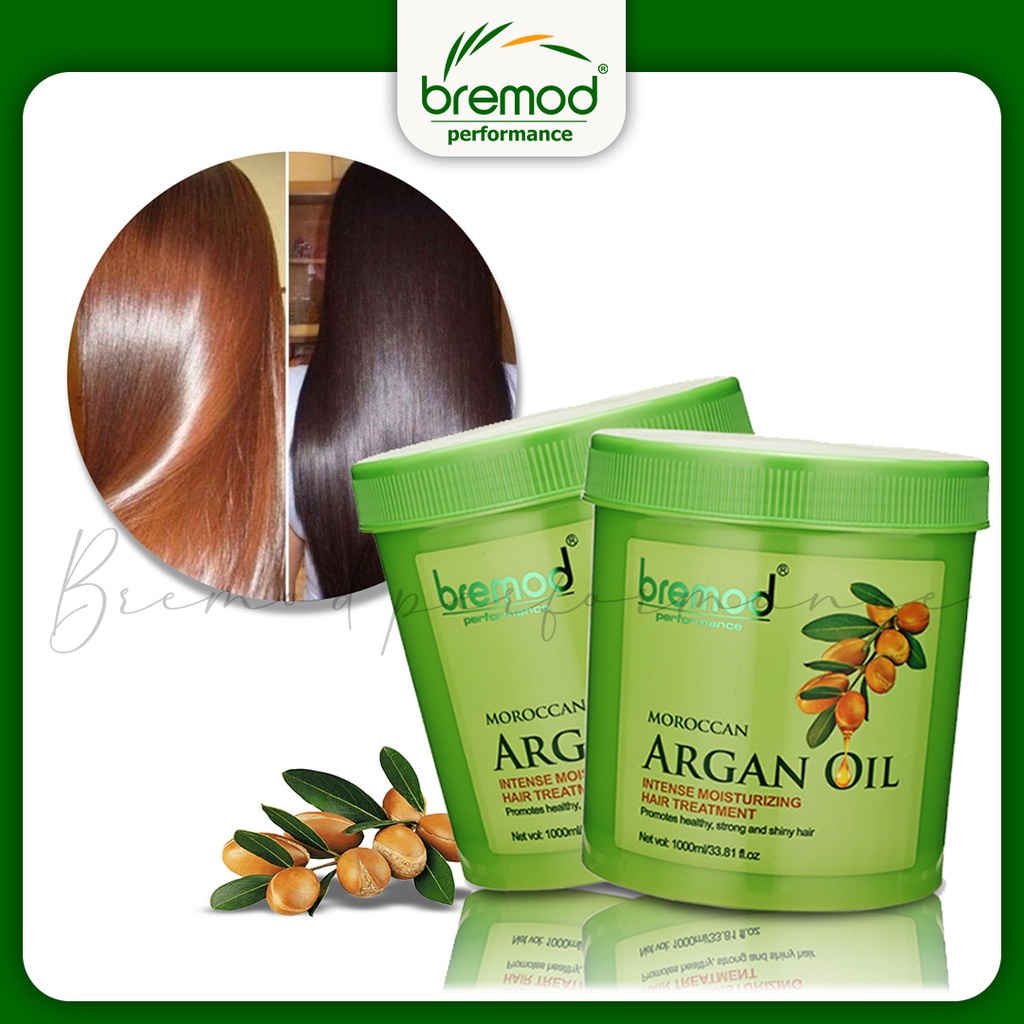Bremod Moroccan Argan Oil Hair Treatment Repairing help hair growth