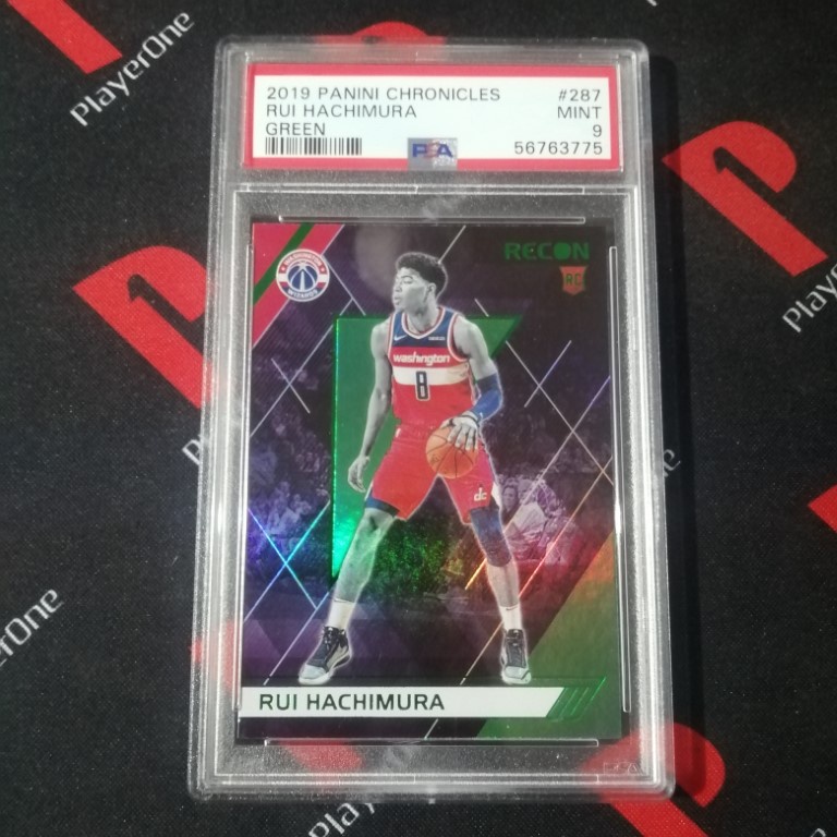 PSA 9 Rui Hachimura Panini Chronicles Recon Green NBA Rookie Card ...