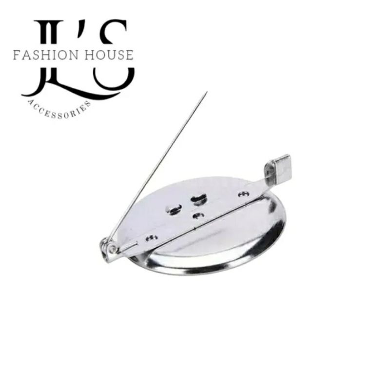 Silver Back Pin 24mm | Shopee Philippines