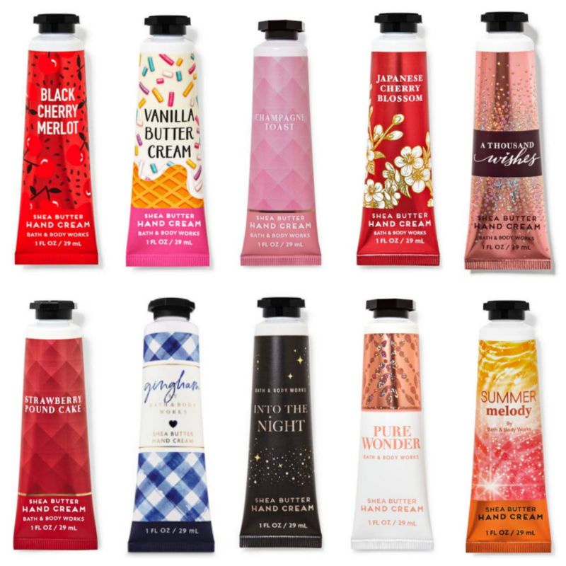 Bath & body works Lotion & hand cream travel size 29ml+88ml Shopee