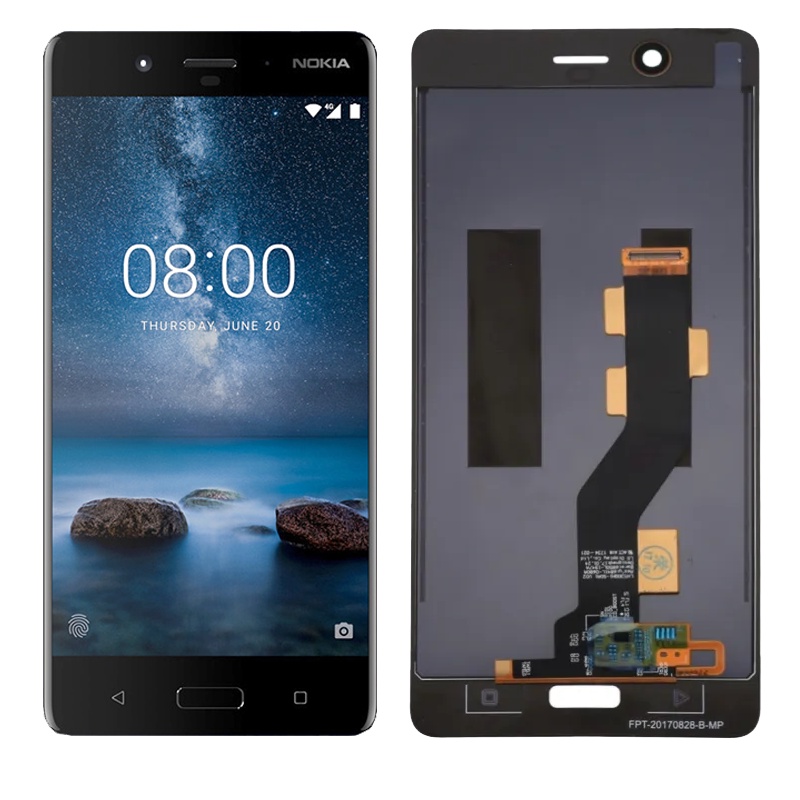 For Nokia 8 LCD Display Touch Screen Digitizer Assembly TA-1004 TA-1012 ...