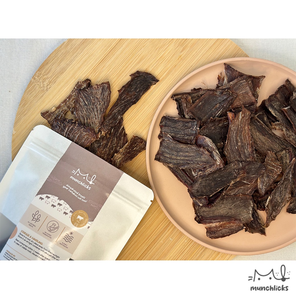 All Natural Dehydrated Beef Jerky for Dog & Cat (25g/50g) Shopee