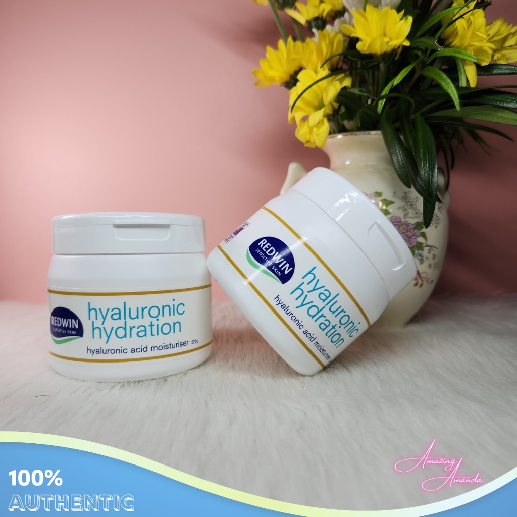 Redwin Sensitive Skin Hyaluronic Hydration Moisturiser 220g Shopee