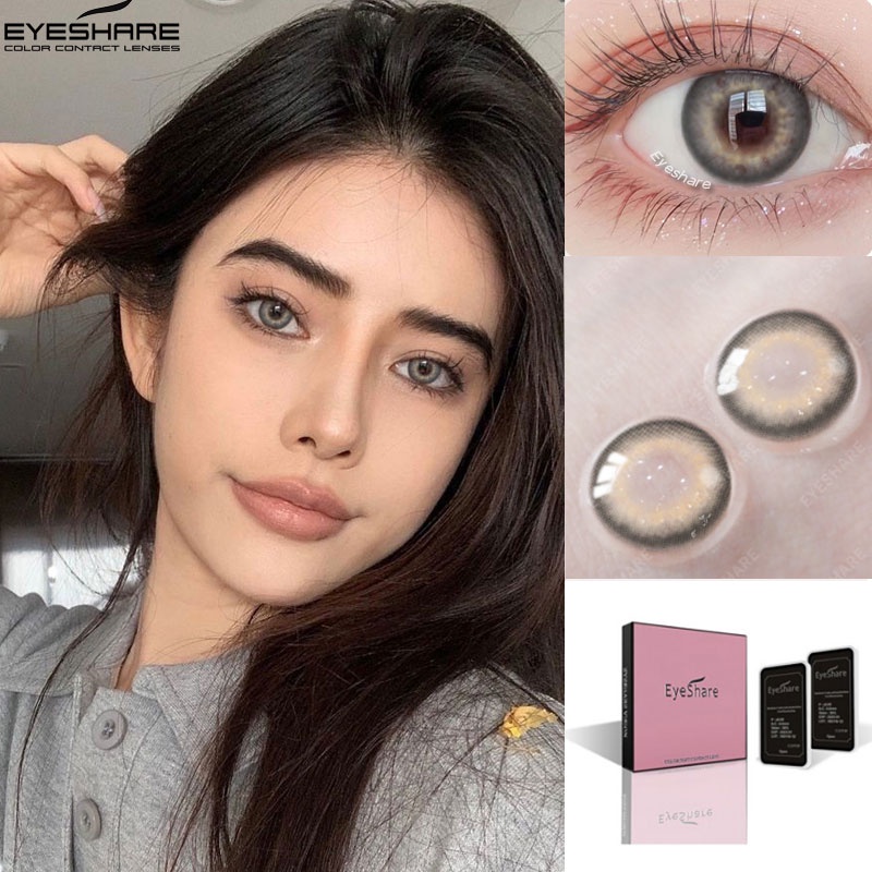 COD Eyeshare 2pcs Color Contact Lenses Soft Lenses With Free Girft
