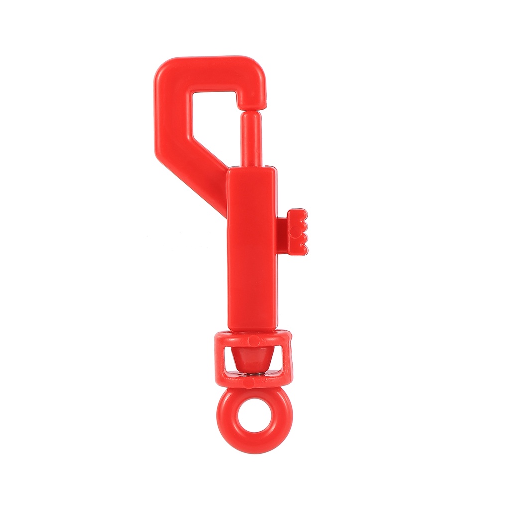 10Pcs Rainbow Color Plastic Bird Cage Lock Spring Silk Toy Key Hook ...