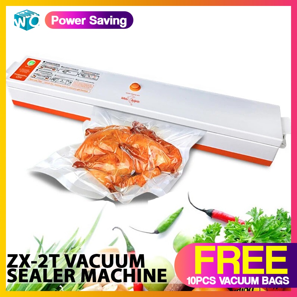 Vacuum Food Sealer Household Vacuum Seal Vacuum Packaging Machine ZX2T FREE 10pcs VACCUM BAGS