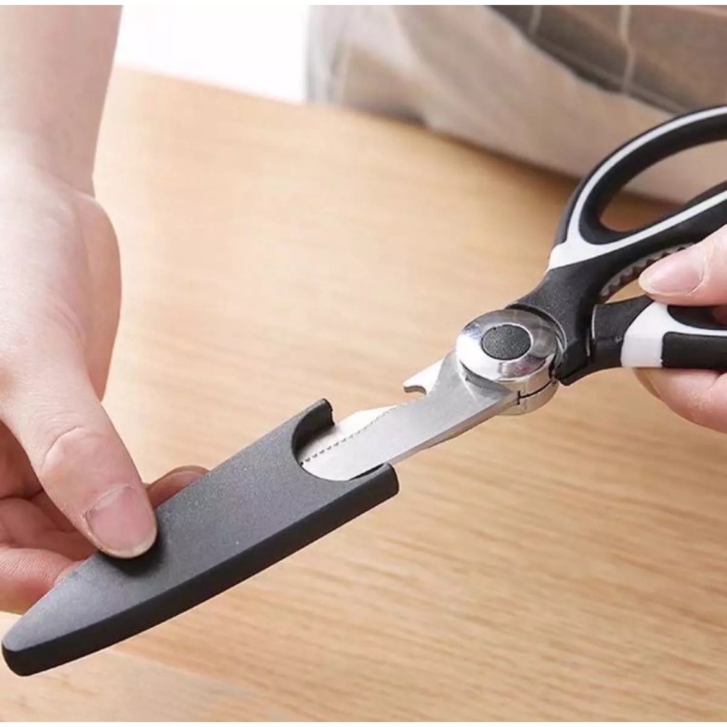 1pc Stainless Steel Kitchen Chicken Bone Scissors - Labor-Saving Food  Scissors for Strong Cutting