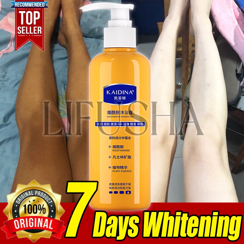 LIFUSHA 420ml Vaseline Whitening Nicotinamide Body wash LongTerm