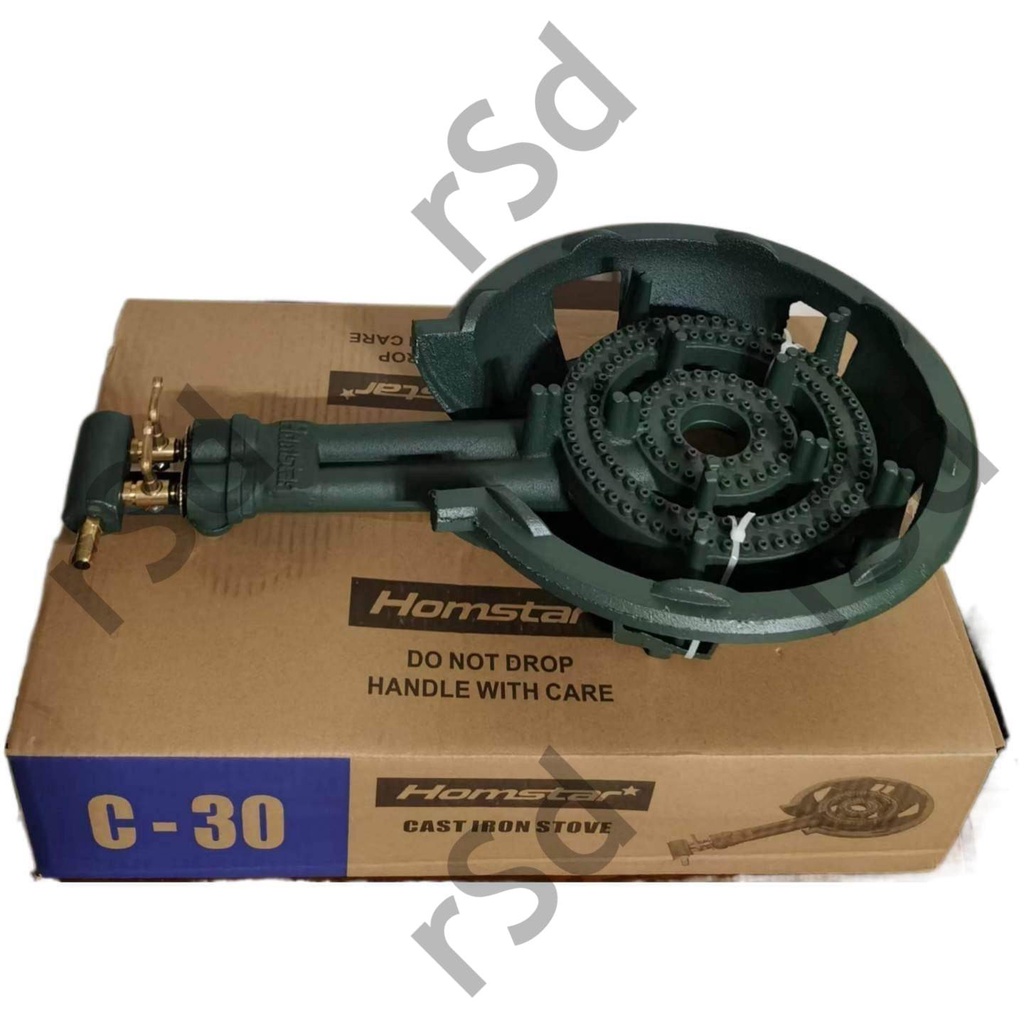 Heavy Duty Cast Iron Gas Stove Burner High Pressure Homstar Brand Shopee Philippines