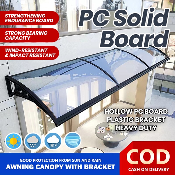 Multipurpose endurance board Awning Canopy with Bracket Frame for Door