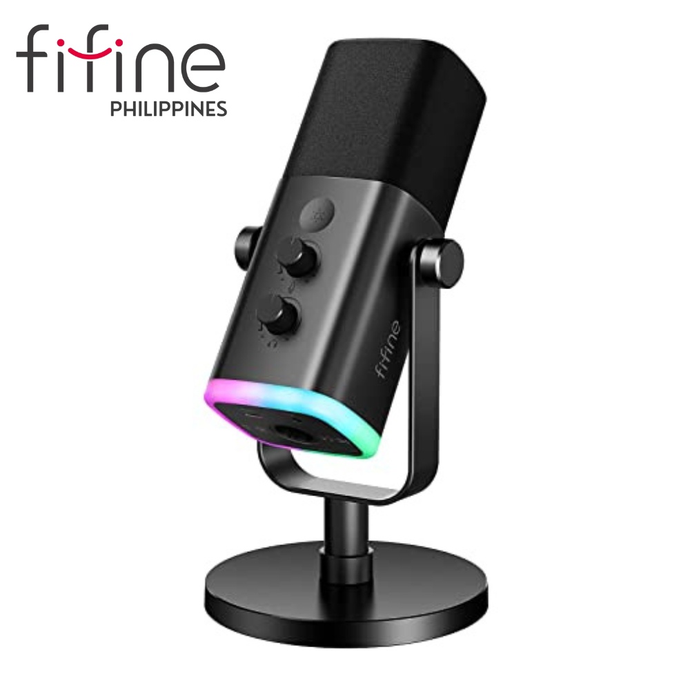 FIFINE AM8 AmpliGame XLR/USB Dynamic Microphone Podcast Microphone