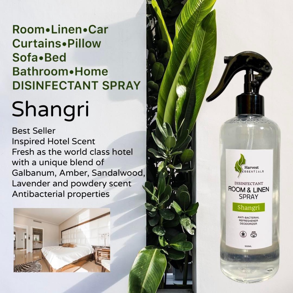 Harvest Essentials Room Linen Disinfectant Spray Best Seller Car Bathroom  Hotel Scent Fragrance