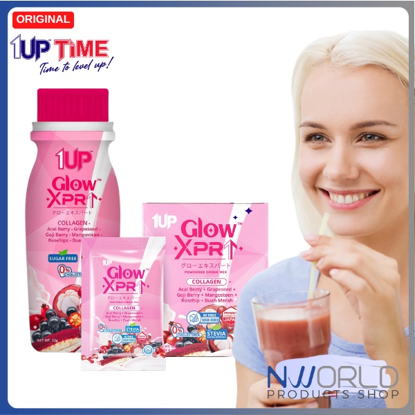 1UP GLOW XPRT Collagen + Superfood Powdered Drink Mix Shopee Philippines