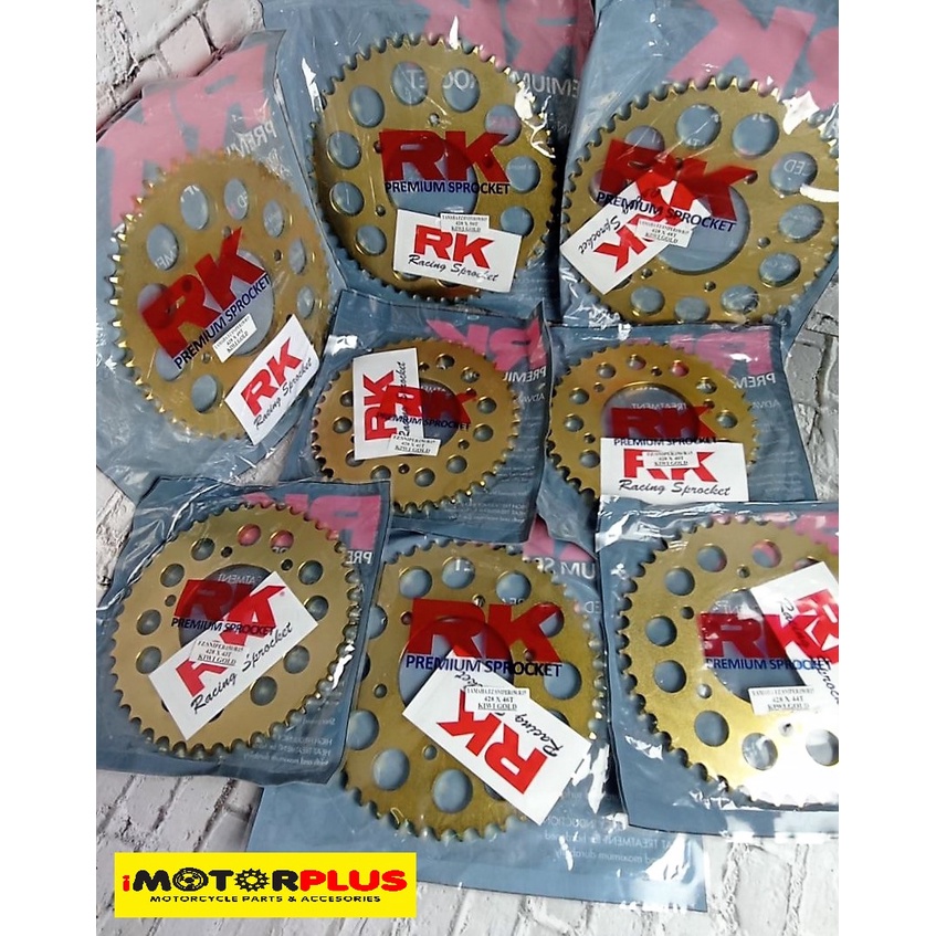 RK Rear Sprocket FZ16/King/R15/TFX 428 Gold (40T~50T) Gold | Shopee ...
