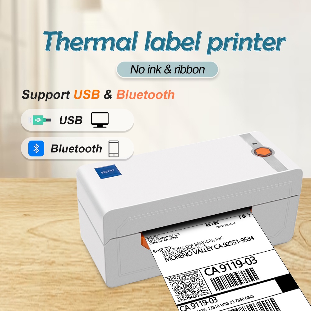 Beeprt Thermal Printer AWB label printer Bluetooth Barcode Printer Good
