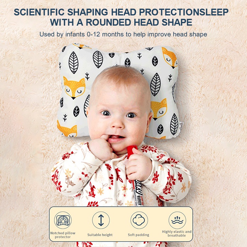 Baby head outlet shape correction pillow