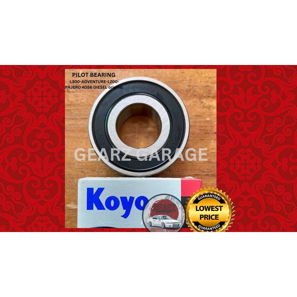 Pilot Bearing Koyo L300 Adventure L200 Pajero 4d56 Diesel Japan Made