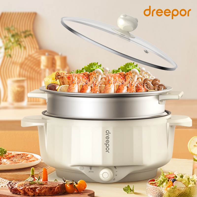 Dreepor 3.5L Rice Cooker With Steamer Non Stick Pan Electric Multi Cooker Hot Pot Soup Pot Shopee Philippines