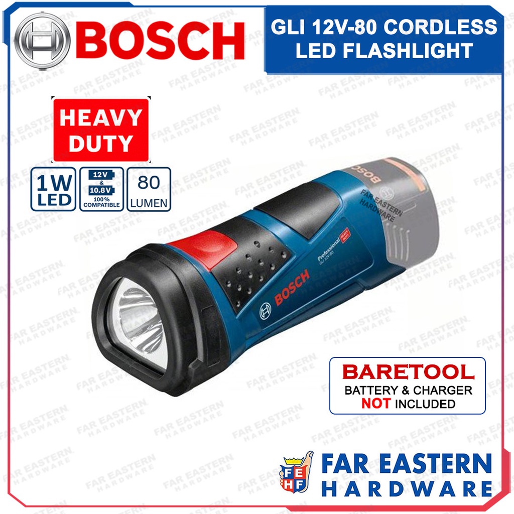 BOSCH GLI 12V 80 Cordless LED Flashlight Pocket Work Light