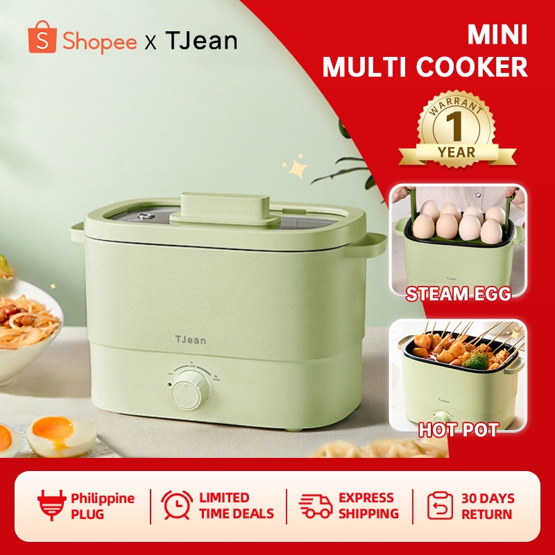 TJean Mini Multifunctional Cooker Low Power Electric Student Cooking ...