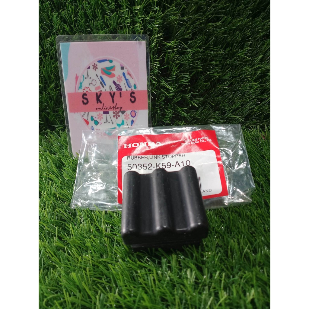 RUBBER,LINK STOPPER FOR BEAT FI, CLICK 125,CLICK 150 HONDA GENUINE
